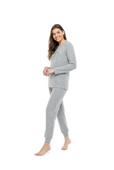MOD Women Round Neck Pajama Set